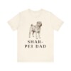 Shar-Pei Dad Shirt, Vintage Dog Sketch Tee, Dog Dad Gift Shar-Pei Dad Shirt, Vintage Dog Sketch Tee, Dog Dad Gift