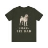 Shar-Pei Dad Shirt, Vintage Dog Sketch Tee, Dog Dad Gift Shar-Pei Dad Shirt, Vintage Dog Sketch Tee, Dog Dad Gift