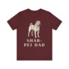 Shar-Pei Dad Shirt, Vintage Dog Sketch Tee, Dog Dad Gift Shar-Pei Dad Shirt, Vintage Dog Sketch Tee, Dog Dad Gift