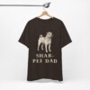 Shar-Pei Dad Shirt, Vintage Dog Sketch Tee, Dog Dad Gift Shar-Pei Dad Shirt, Vintage Dog Sketch Tee, Dog Dad Gift