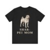 Shar-Pei Mom Shirt, Vintage Dog Sketch Tee, Dog Mom Gift