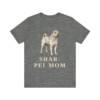 Shar-Pei Mom Shirt, Vintage Dog Sketch Tee, Dog Mom Gift