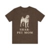 Shar-Pei Mom Shirt, Vintage Dog Sketch Tee, Dog Mom Gift