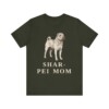 Shar-Pei Mom Shirt, Vintage Dog Sketch Tee, Dog Mom Gift