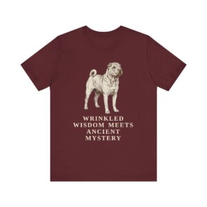 Shar-Pei Humor Shirt, Vintage Dog Sketch Tee, Dog Humor Gift