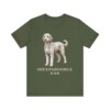 Sheepadoodle Dad Shirt, Vintage Dog Sketch Tee, Dog Dad Gift