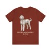 Sheepadoodle Dad Shirt, Vintage Dog Sketch Tee, Dog Dad Gift
