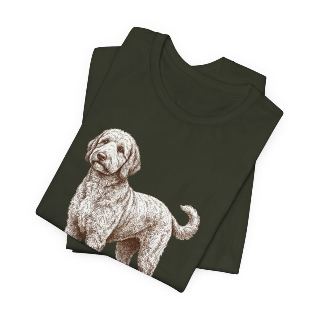 Sheepadoodle Mom Shirt, Vintage Dog Sketch Tee, Dog Mom Gift