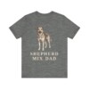 Shepherd Mix Dad Shirt, Vintage Dog Sketch Tee, Dog Dad Gift