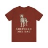 Shepherd Mix Dad Shirt, Vintage Dog Sketch Tee, Dog Dad Gift