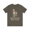 Shepherd Mix Dad Shirt, Vintage Dog Sketch Tee, Dog Dad Gift