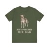 Shepherd Mix Dad Shirt, Vintage Dog Sketch Tee, Dog Dad Gift