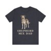 Shepherd Mix Dad Shirt, Vintage Dog Sketch Tee, Dog Dad Gift