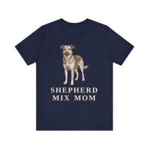 Shepherd Mix Mom Shirt, Vintage Dog Sketch Tee, Dog Mom Gift