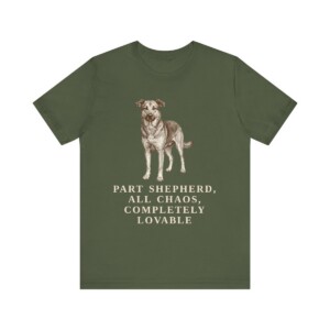Shepherd Mix Humor Shirt, Vintage Dog Sketch Tee, Dog Humor Gift