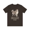 Shetland Sheepdog Dad Shirt, Vintage Dog Sketch Tee, Dog Dad Gift