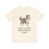 Shetland Sheepdog Dad Shirt, Vintage Dog Sketch Tee, Dog Dad Gift
