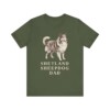 Shetland Sheepdog Dad Shirt, Vintage Dog Sketch Tee, Dog Dad Gift