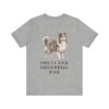 Shetland Sheepdog Dad Shirt, Vintage Dog Sketch Tee, Dog Dad Gift