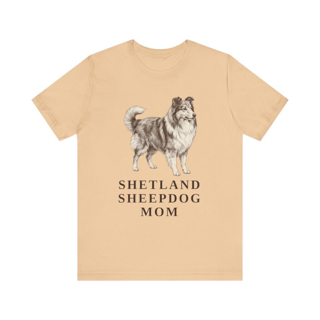 Shetland Sheepdog Mom Shirt, Vintage Dog Sketch Tee, Dog Mom Gift Shetland Sheepdog Mom Shirt, Vintage Dog Sketch Tee, Dog Mom Gift