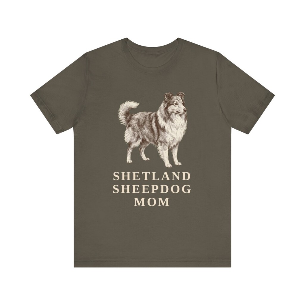 Shetland Sheepdog Mom Shirt, Vintage Dog Sketch Tee, Dog Mom Gift Shetland Sheepdog Mom Shirt, Vintage Dog Sketch Tee, Dog Mom Gift