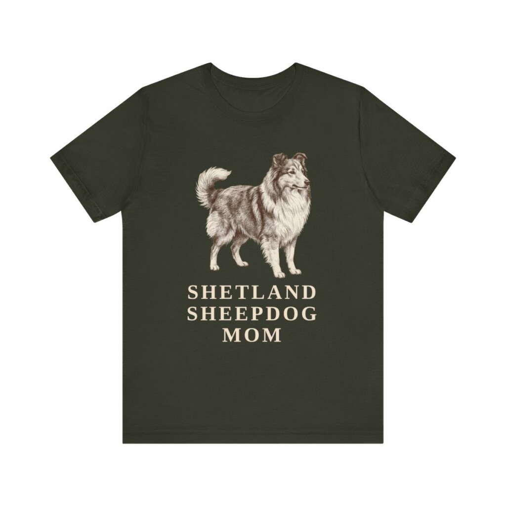 Shetland Sheepdog Mom Shirt, Vintage Dog Sketch Tee, Dog Mom Gift Shetland Sheepdog Mom Shirt, Vintage Dog Sketch Tee, Dog Mom Gift