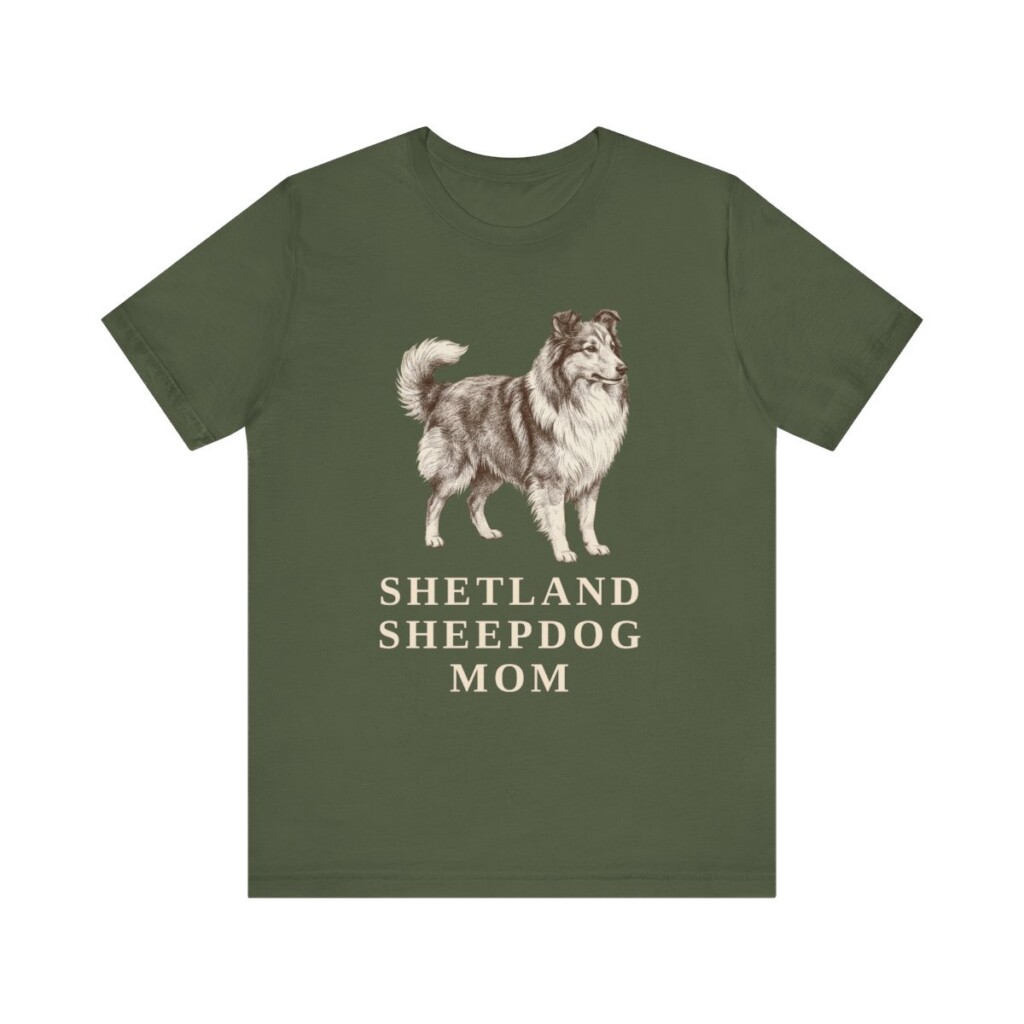 Shetland Sheepdog Mom Shirt, Vintage Dog Sketch Tee, Dog Mom Gift Shetland Sheepdog Mom Shirt, Vintage Dog Sketch Tee, Dog Mom Gift