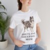 Shetland Sheepdog Mom Shirt, Vintage Dog Sketch Tee, Dog Mom Gift Shetland Sheepdog Mom Shirt, Vintage Dog Sketch Tee, Dog Mom Gift