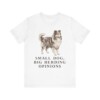 Shetland Sheepdog Humor Shirt, Vintage Dog Sketch Tee, Dog Humor Gift