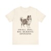 Shetland Sheepdog Humor Shirt, Vintage Dog Sketch Tee, Dog Humor Gift