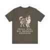 Shetland Sheepdog Humor Shirt, Vintage Dog Sketch Tee, Dog Humor Gift