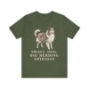Shetland Sheepdog Humor Shirt, Vintage Dog Sketch Tee, Dog Humor Gift