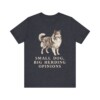 Shetland Sheepdog Humor Shirt, Vintage Dog Sketch Tee, Dog Humor Gift