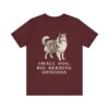 Shetland Sheepdog Humor Shirt, Vintage Dog Sketch Tee, Dog Humor Gift
