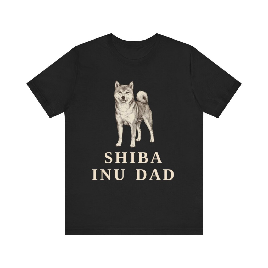 Shiba Inu Dad Shirt, Vintage Dog Sketch Tee, Dog Dad Gift Shiba Inu Dad Shirt, Vintage Dog Sketch Tee, Dog Dad Gift