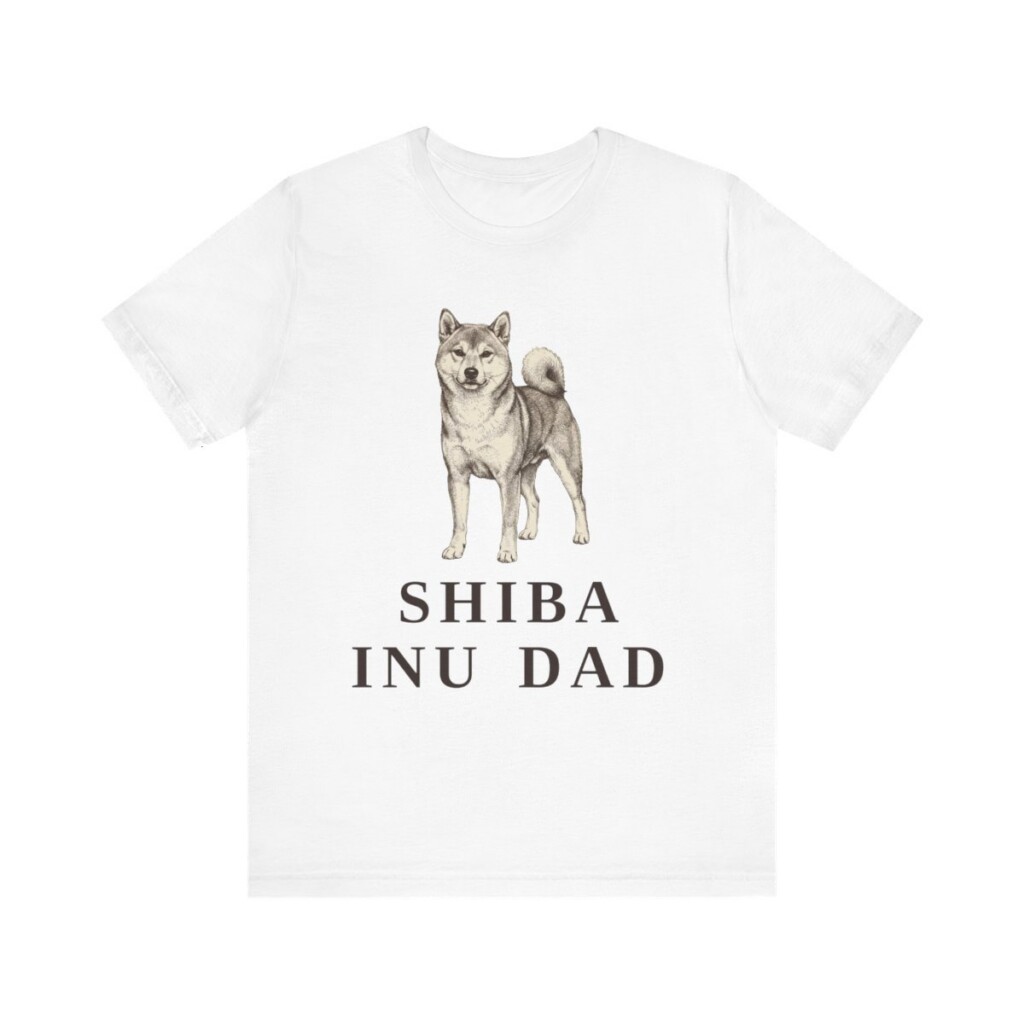 Shiba Inu Dad Shirt, Vintage Dog Sketch Tee, Dog Dad Gift Shiba Inu Dad Shirt, Vintage Dog Sketch Tee, Dog Dad Gift