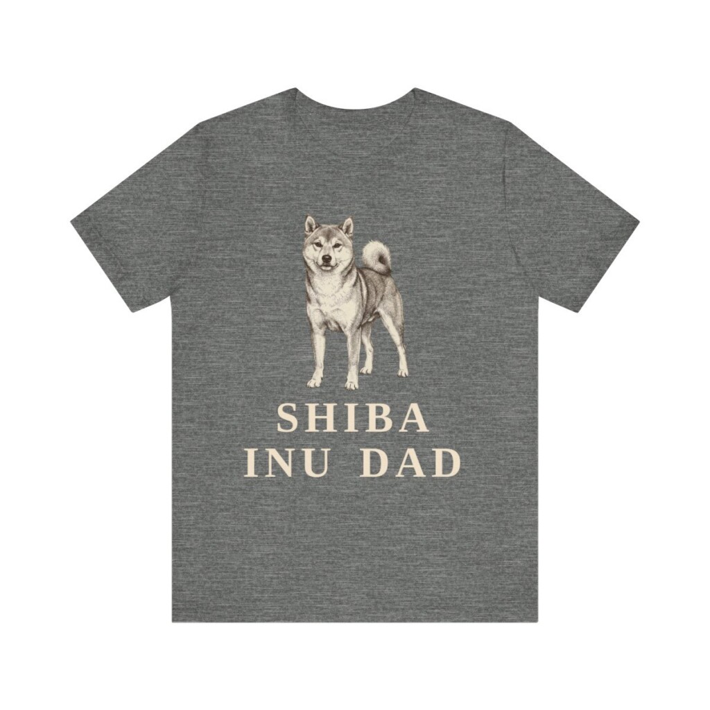Shiba Inu Dad Shirt, Vintage Dog Sketch Tee, Dog Dad Gift Shiba Inu Dad Shirt, Vintage Dog Sketch Tee, Dog Dad Gift