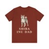 Shiba Inu Dad Shirt, Vintage Dog Sketch Tee, Dog Dad Gift Shiba Inu Dad Shirt, Vintage Dog Sketch Tee, Dog Dad Gift
