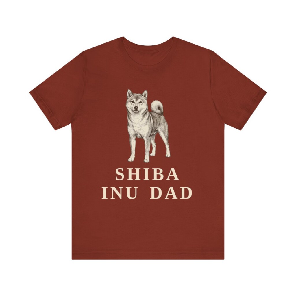 Shiba Inu Dad Shirt, Vintage Dog Sketch Tee, Dog Dad Gift Shiba Inu Dad Shirt, Vintage Dog Sketch Tee, Dog Dad Gift
