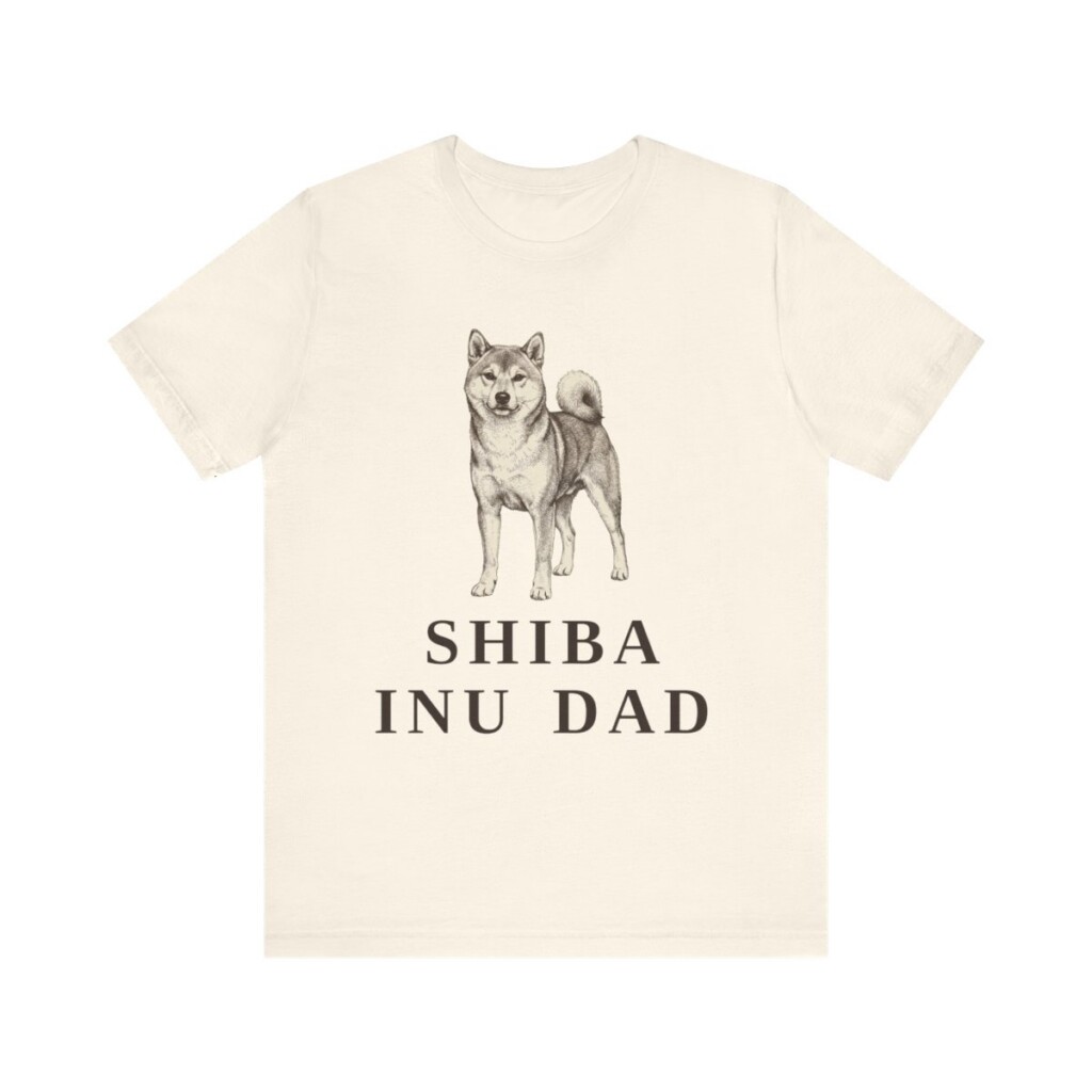 Shiba Inu Dad Shirt, Vintage Dog Sketch Tee, Dog Dad Gift Shiba Inu Dad Shirt, Vintage Dog Sketch Tee, Dog Dad Gift