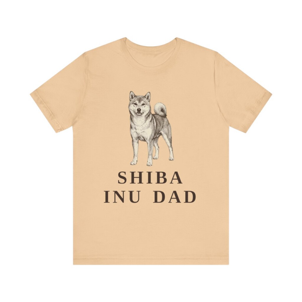 Shiba Inu Dad Shirt, Vintage Dog Sketch Tee, Dog Dad Gift Shiba Inu Dad Shirt, Vintage Dog Sketch Tee, Dog Dad Gift