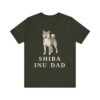 Shiba Inu Dad Shirt, Vintage Dog Sketch Tee, Dog Dad Gift Shiba Inu Dad Shirt, Vintage Dog Sketch Tee, Dog Dad Gift