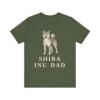 Shiba Inu Dad Shirt, Vintage Dog Sketch Tee, Dog Dad Gift Shiba Inu Dad Shirt, Vintage Dog Sketch Tee, Dog Dad Gift