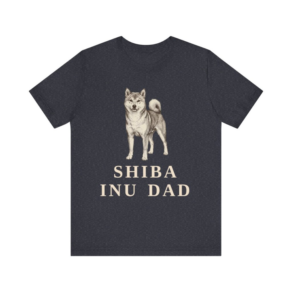 Shiba Inu Dad Shirt, Vintage Dog Sketch Tee, Dog Dad Gift Shiba Inu Dad Shirt, Vintage Dog Sketch Tee, Dog Dad Gift