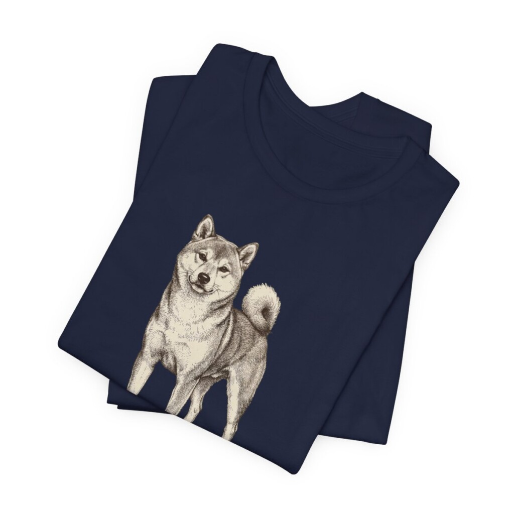 Shiba Inu Dad Shirt, Vintage Dog Sketch Tee, Dog Dad Gift Shiba Inu Dad Shirt, Vintage Dog Sketch Tee, Dog Dad Gift