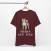 Shiba Inu Dad Shirt, Vintage Dog Sketch Tee, Dog Dad Gift Shiba Inu Dad Shirt, Vintage Dog Sketch Tee, Dog Dad Gift