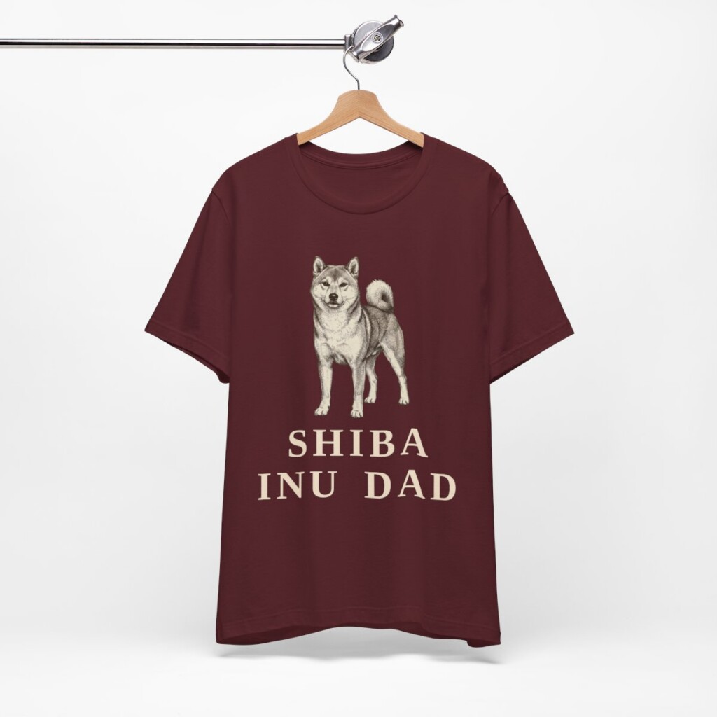 Shiba Inu Dad Shirt, Vintage Dog Sketch Tee, Dog Dad Gift Shiba Inu Dad Shirt, Vintage Dog Sketch Tee, Dog Dad Gift