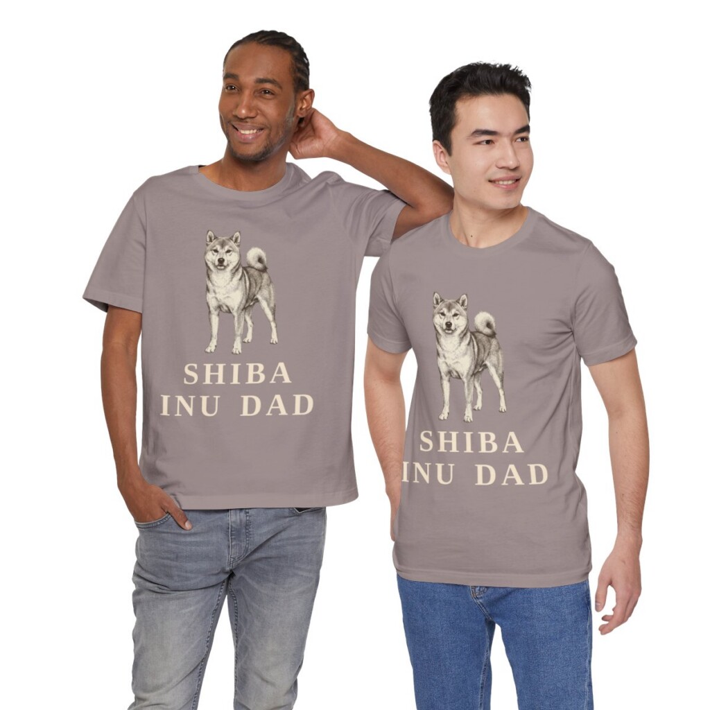 Shiba Inu Dad Shirt, Vintage Dog Sketch Tee, Dog Dad Gift Shiba Inu Dad Shirt, Vintage Dog Sketch Tee, Dog Dad Gift