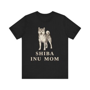 Shiba Inu Mom Shirt, Vintage Dog Sketch Tee, Dog Mom Gift
