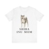 Shiba Inu Mom Shirt, Vintage Dog Sketch Tee, Dog Mom Gift
